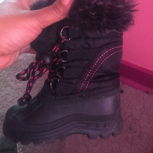 Toddler Girls Snow Boots - Picture 2 of 6